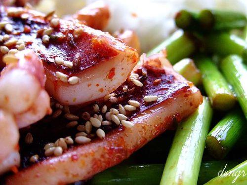 铁板烧鱿鱼的做法