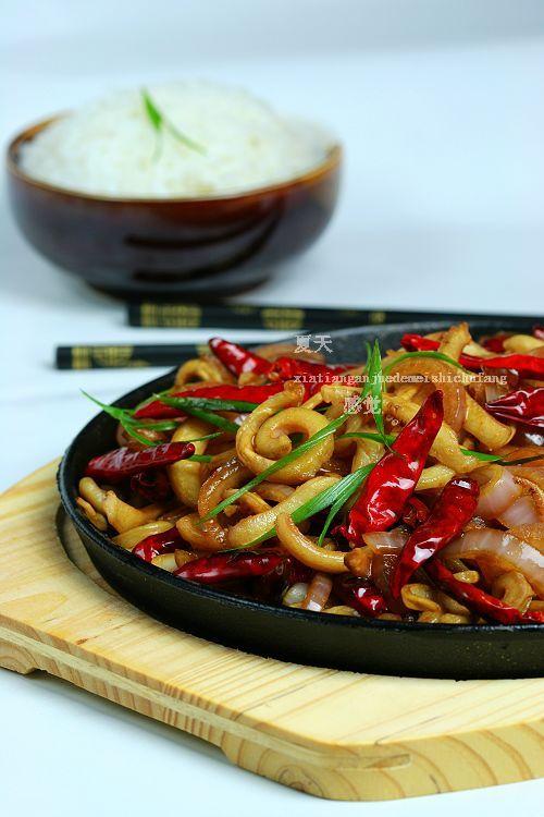 铁板鱿鱼的做法