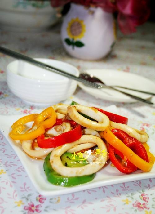 五彩鱿鱼的做法