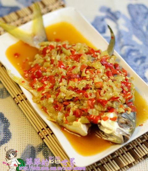 泡椒蒸金昌鱼的做法