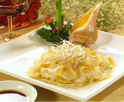 葱油螺片的做法