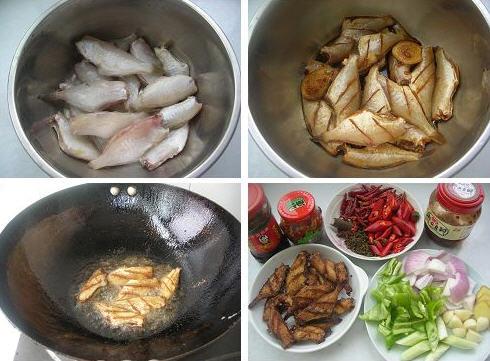 干锅扒皮鱼的做法