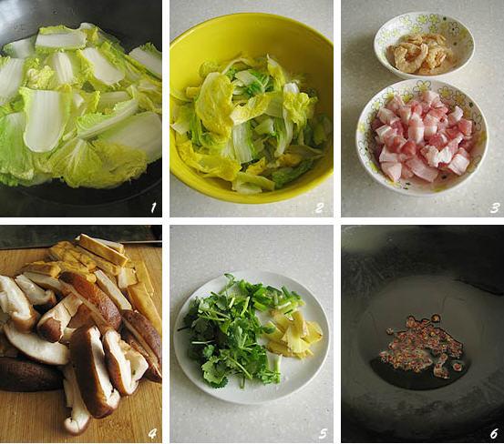 干锅虾娃娃菜的做法