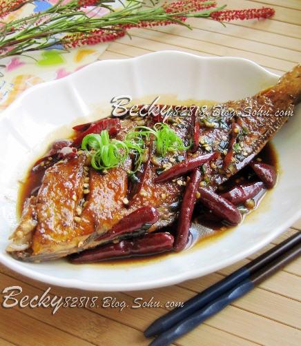 糖醋剥皮鱼的做法