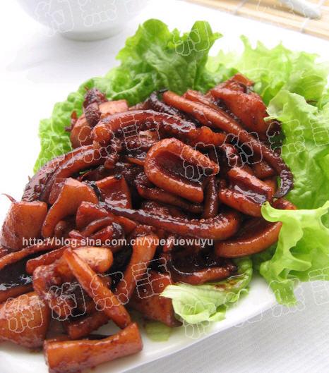 煸烤鱿鱼的做法