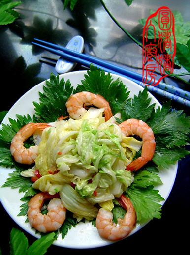 明虾白菜的做法