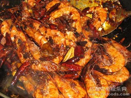干锅基尾虾的做法