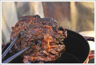 桂花果香牛肉的做法