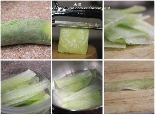 青葱萝卜菊花的做法