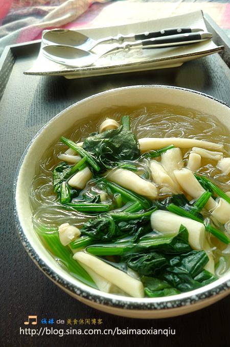 蔬菜粉丝汤的做法