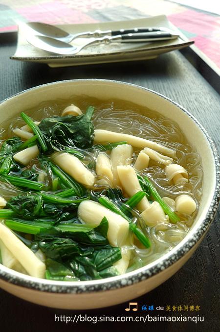 蔬菜粉丝汤的做法