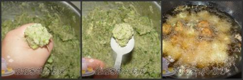 炸绿豆萝卜丸子的做法