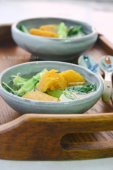 番薯芥菜汤的做法