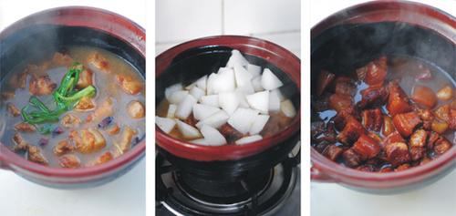 萝卜红烧肉的做法