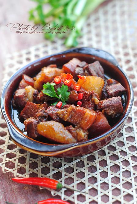 萝卜红烧肉的做法