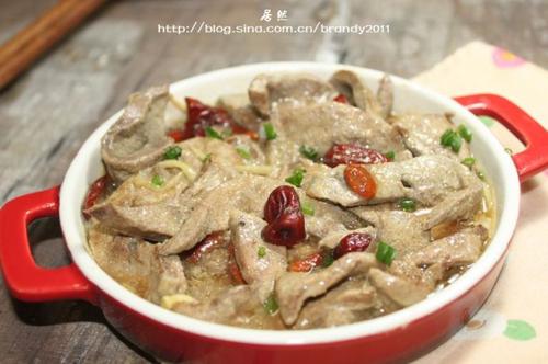 红枣枸杞蒸猪肝的做法