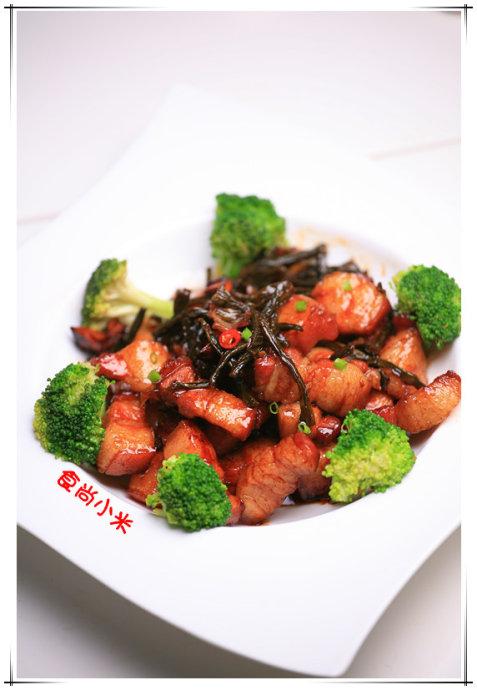 干豇豆红烧肉的做法