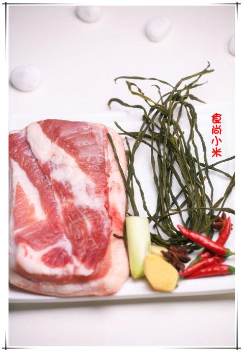 干豇豆红烧肉的做法