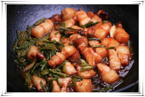 干豇豆红烧肉的做法