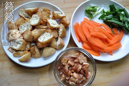 油豆腐小炒肉的做法