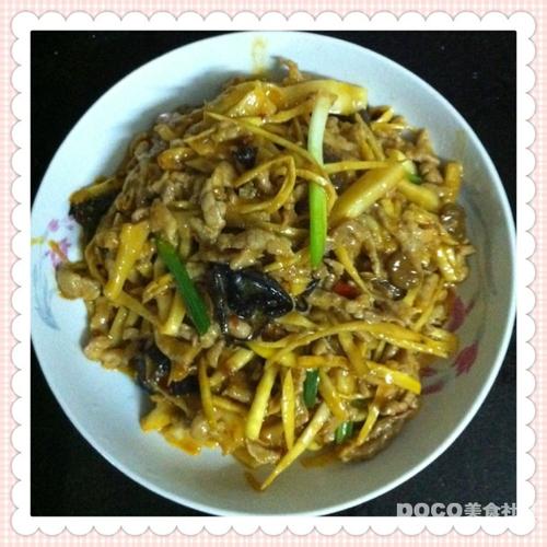 鲜竹笋肉丝的做法