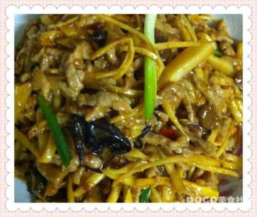 鲜竹笋肉丝的做法