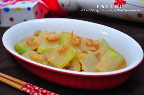 海米冬瓜的做法