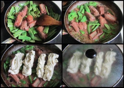 排骨扁豆一锅鲜的做法