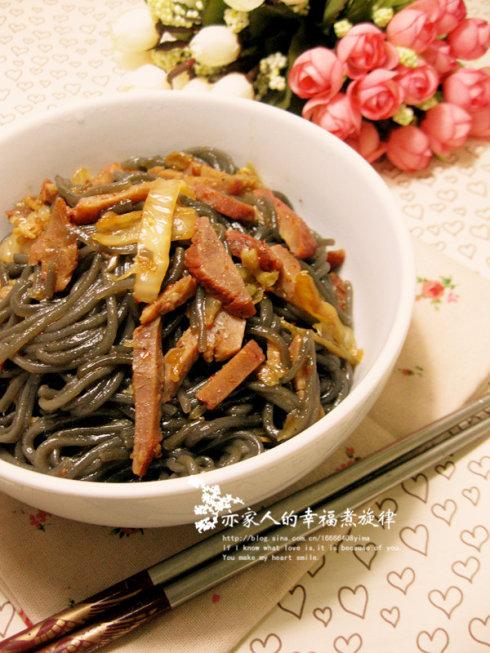 泡菜牛肉烩粉的做法