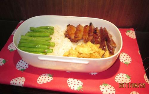 自制平底锅版叉烧饭的做法