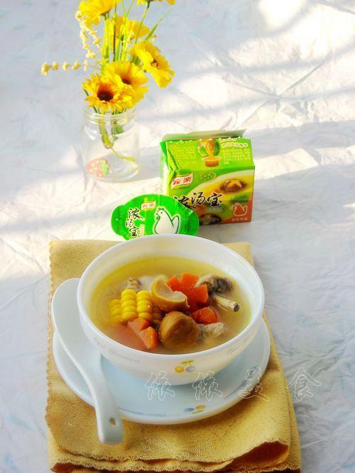 香浓栗子鸡汤的做法