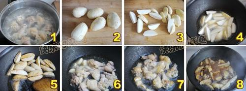 芋仔烧鸡翅的做法