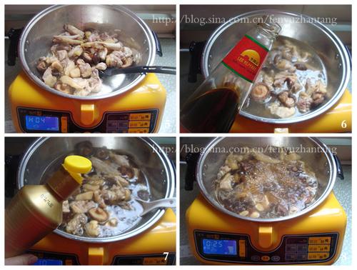 香菇焖鸡的做法