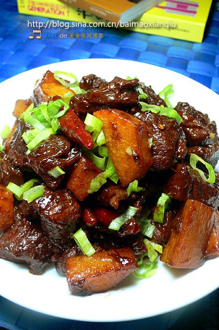 山药烧肉的做法