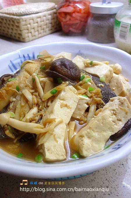 鲽鱼炖豆腐的做法