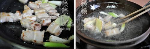 家乡豆腐泡炖肉的做法