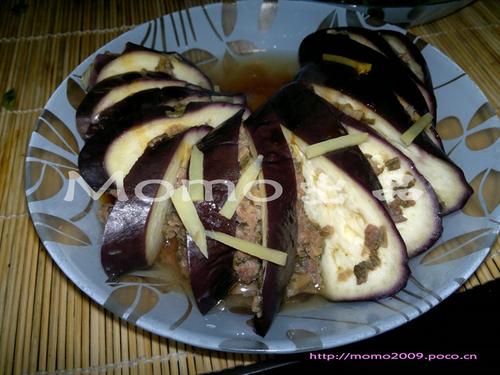 梅菜牛肉茄子夹的做法