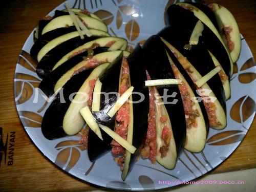 梅菜牛肉茄子夹的做法