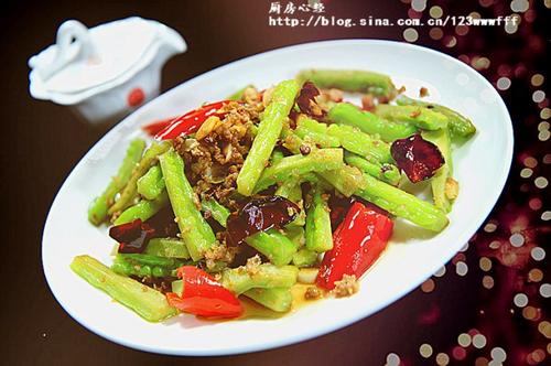 干煸苦瓜的做法