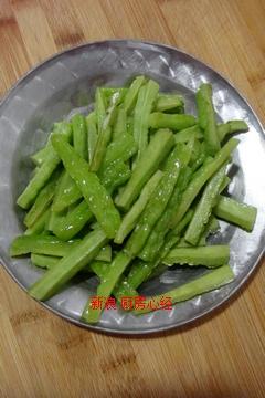 干煸苦瓜的做法