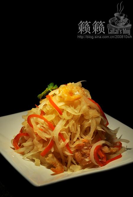 虾干炒萝卜丝的做法