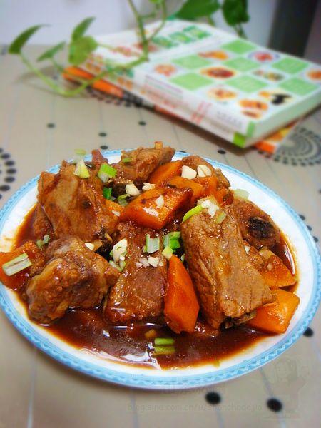 南瓜烧排骨的做法