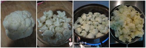 橄榄油花菜拌蛋白丁的做法