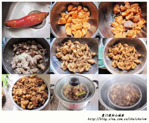 粉蒸肥肠的做法