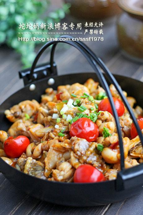 吊锅泡椒牛蛙的做法