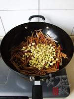 黄豆炒咸菜的做法