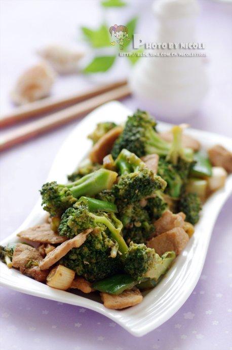 沪式甜酱西兰花的做法