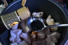 猪蹄笋夫豆的做法