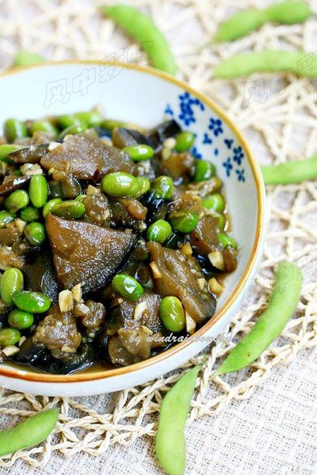 毛豆烧茄子的做法