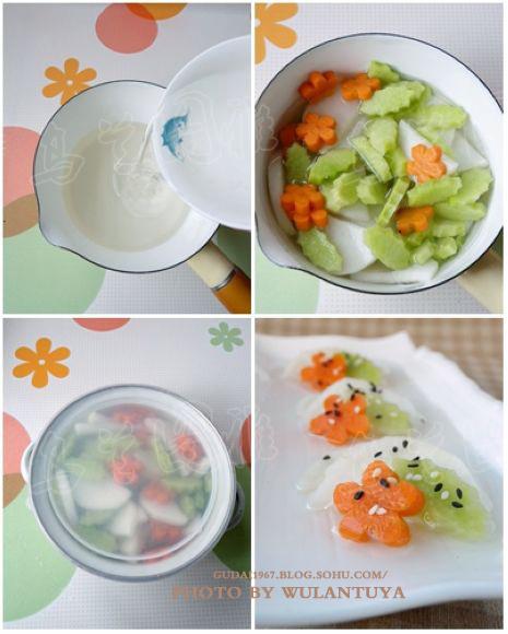 三色糖醋萝卜的做法